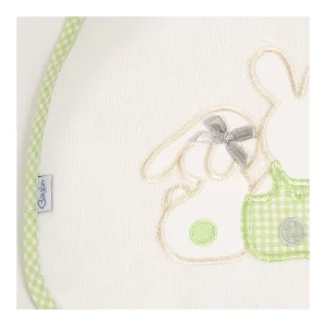 Clearance Babero cuadrado conejitos 1Ud Baberos