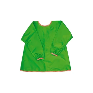 Sale Babero plastificado con mangas verde Baberos