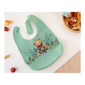 Fashion Babero silicona Oso Sage Baberos