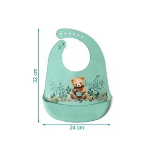 Fashion Babero silicona Oso Sage Baberos