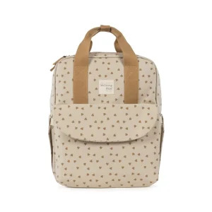 Outlet Bolsa canastilla corazones Poppy Canela Bolsos