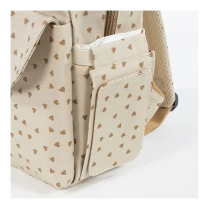 Outlet Bolsa canastilla corazones Poppy Canela Bolsos