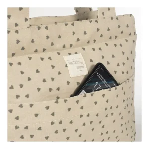 Online Bolsa canastilla corazones Poppy Musgo Bolsos