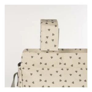 Online Bolsa canastilla corazones Poppy Musgo Bolsos