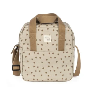 New Bolsa termica biberones Corazones Poppy Canela Portaobjetos