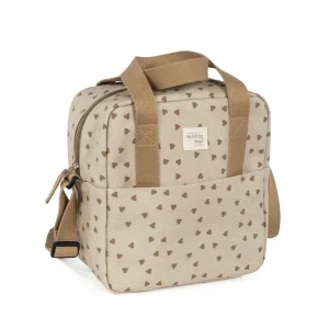New Bolsa termica biberones Corazones Poppy Canela Portaobjetos