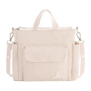 Clearance Bolso Maternal Pack Lino Beige Bolsos