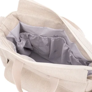Clearance Bolso Maternal Pack Lino Beige Bolsos
