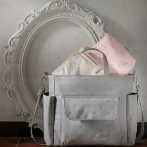 Fashion Bolso Maternal Pack Spring Crema Bolsos