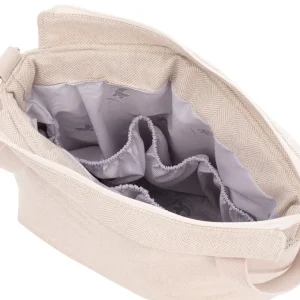 Sale Bolso Talega Lino Beige Bolsos