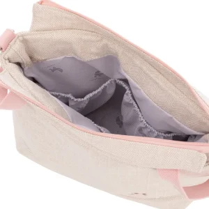 Clearance Bolso Talega Lino Rosa Bolsos