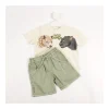 Discount Camiseta jungle y bermuda lino Conjuntos