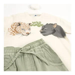 Discount Camiseta jungle y bermuda lino Conjuntos