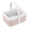Fashion Cesta Canastilla Plumeti Rosa Accesorios