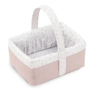 Fashion Cesta Canastilla Plumeti Rosa Accesorios