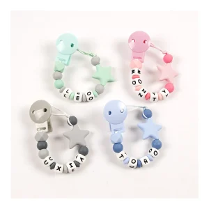 Online Chupetero silicona personalizado Star Chupetes