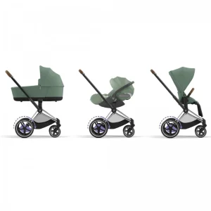 Discount Coche ePriam chasis chrome Brown Cochecitos De Bebé