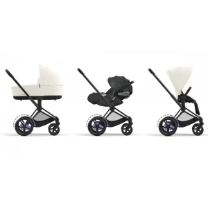 Fashion Coche ePriam chasis Matt Black Cochecitos De Bebé