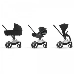 Hot Coche Priam chasis chrome Black Cochecitos De Bebé