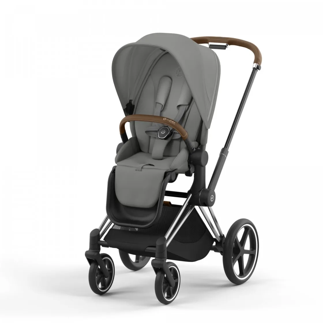 coche_priam_chasis_chrome_2.webp Hot Coche Priam chasis chrome Brown Cochecitos De Bebé