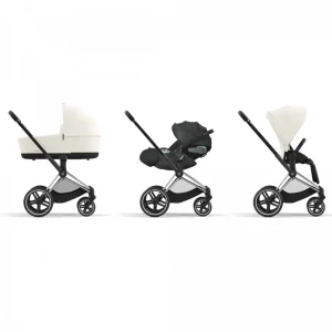 Hot Coche Priam chasis chrome Black Cochecitos De Bebé