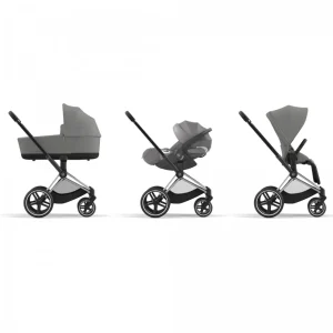 Hot Coche Priam chasis chrome Black Cochecitos De Bebé
