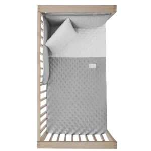Online Colcha y Protector Cuna 60 Soft Gris Edredón Y Protector
