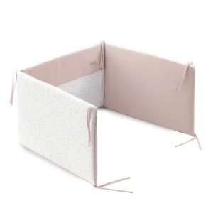 Best Colcha y Protector Cuna 60 Plumeti Rosa Edredón Y Protector