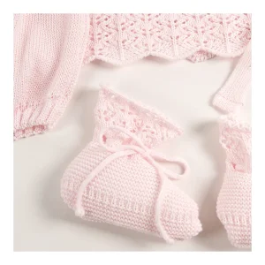 Hot Conjunto de punto 4 piezas Conjuntos