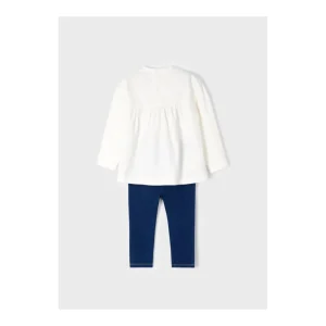 Fashion Conjunto leggings apliques Conjuntos