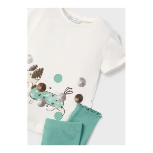 Fashion Conjunto leggings estampado perrito Conjuntos