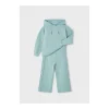 Outlet Conjunto pantalón tricot y canguro con capucha Conjuntos