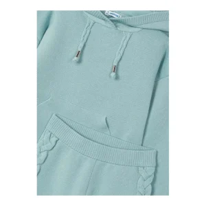 Outlet Conjunto pantalón tricot y canguro con capucha Conjuntos