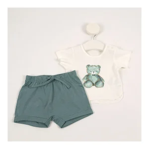 Outlet Conjunto pantalon corto Oso Conjuntos