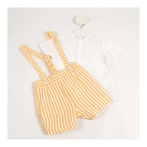 Clearance Conjunto peto rayas y camisa Solete Pololos Y Ranitas