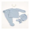 Clearance Conjunto punto 3 pzas. canesu cruzado botones Conjuntos