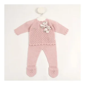 Discount Conjunto punto jersey lazo y poliana Conjuntos