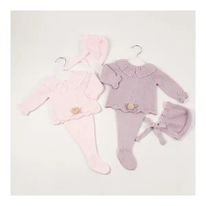 Discount Conjunto punto 3p. canesu con capota Conjuntos