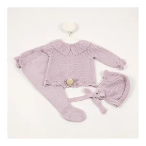 Discount Conjunto punto 3p. canesu con capota Conjuntos
