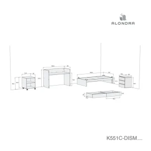 Discount Cuna convertible Sero Kubo 70x140 Cunas