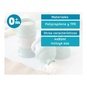 Fashion Dosificador torre de leche en polvo sage Almacenaje