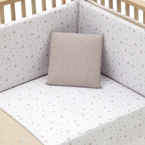 New Edredon + Protector Cuna 60 Greeny Beige Edredón Y Protector