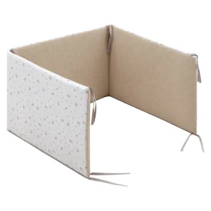 New Edredon + Protector Cuna 60 Greeny Beige Edredón Y Protector