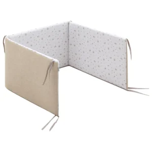 New Edredon + Protector Cuna 60 Greeny Beige Edredón Y Protector