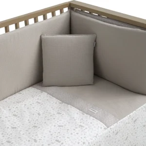 Outlet Edredon y protector cuna 60 Abete Beige Edredón Y Protector
