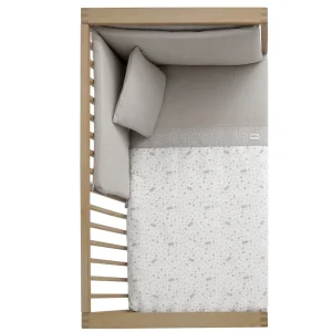 Outlet Edredon y protector cuna 60 Abete Beige Edredón Y Protector