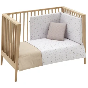 Clearance Funda Nordica + Protector Cuna 60 Greeny Beige Edredón Y Protector