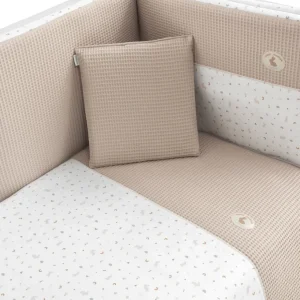 Hot Funda Nordica y Protector Cuna 60 Rabbit Beige Edredón Y Protector