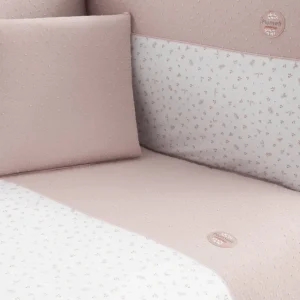 Online Funda Nordica y Protector Cuna 70 Plumeti Rosa Edredón Y Protector