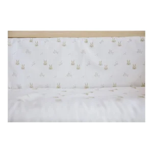 Fashion Kit nordico protector Minicuna Lulu Rabbits Edredón Y Protector